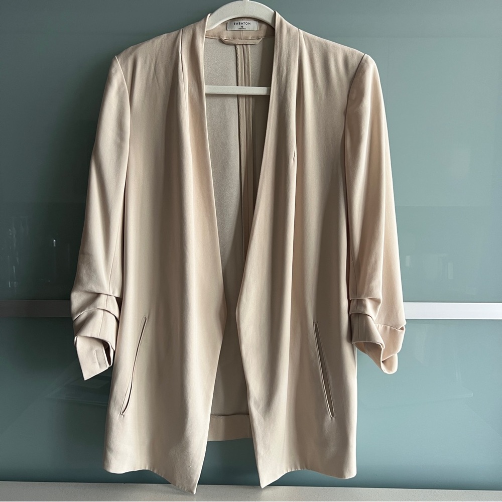 Aritzia Babaton Power Blazer Beige